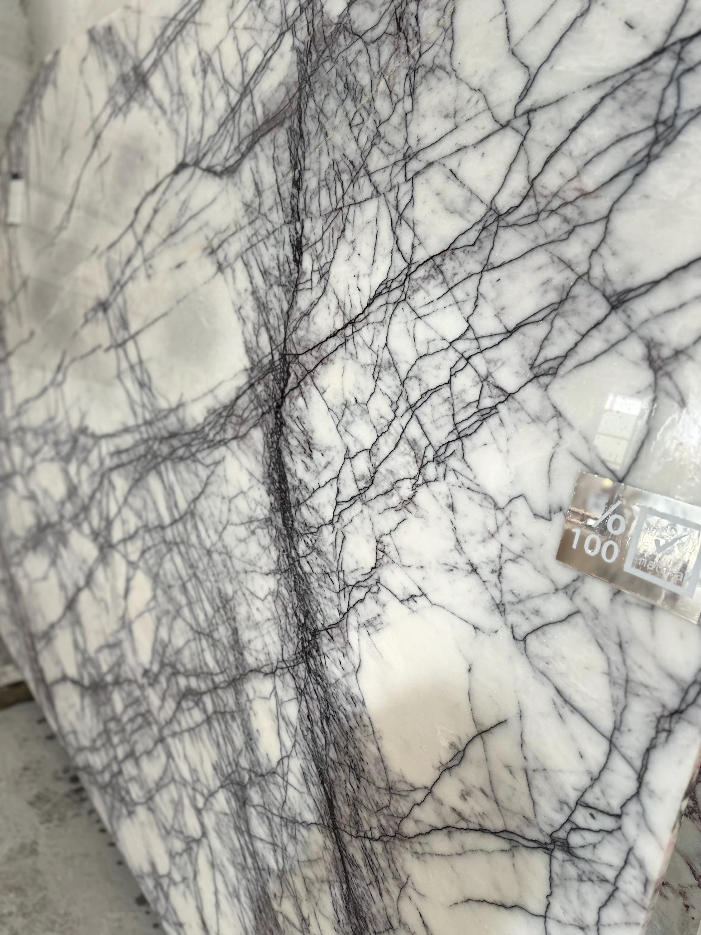 Handmade Lilac Marble Rectangle Farmhouse Sink (18”x30”x6”)