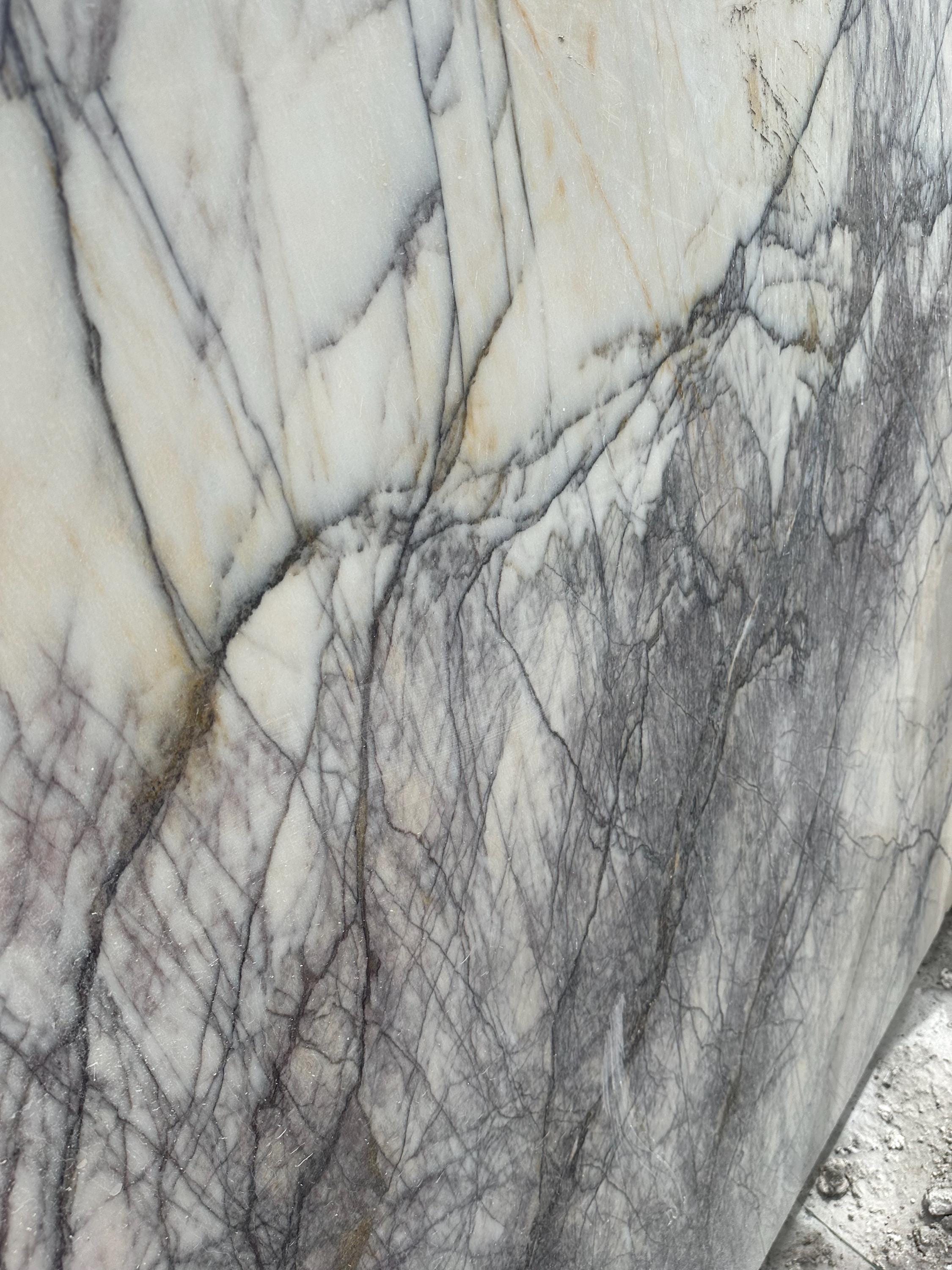 Handmade Lilac Marble Rectangle Farmhouse Sink (18”x30”x6”)