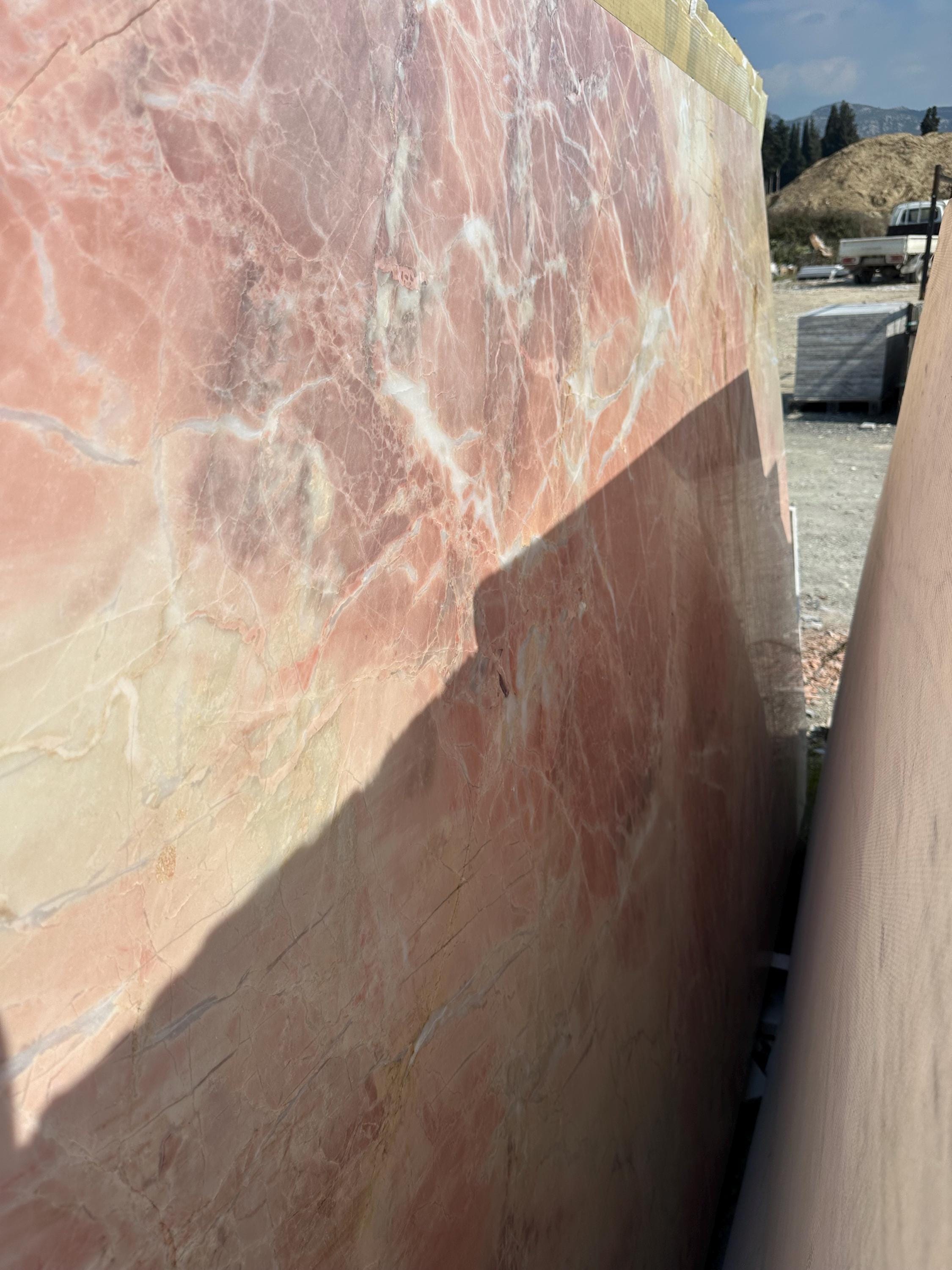 Handmade Pink Marble Sink, Pink Stone Basin, Fully Customizable