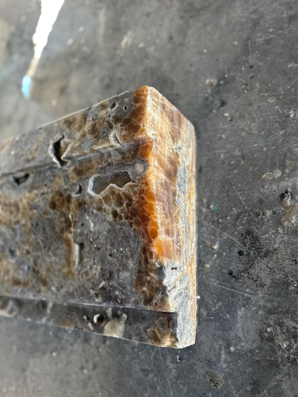 Handmade Onyx Fireplace Mantel: Custom Marble Surround