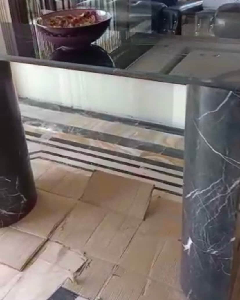 Nero Marquina Marble Console Table: Custom Order